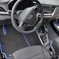 Автомобильные коврики EVA на Hyundai Solaris II рестайл (2020->)