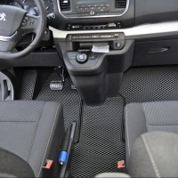 Автомобильные коврики EVA на Peugeot Traveller (2016->) 
