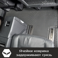 Автомобильные коврики EVA на Peugeot Traveller 7 мест, Long (2016-2024) 