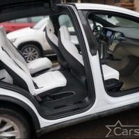 Коврики текстильные на Tesla Model X 6 мест 3 ряда (2015->) 