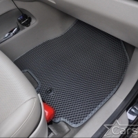 Коврики текстильные на Kia Carnival III (11мест) 2+2 с трансформерами (2014->)
