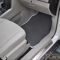 Коврики текстильные на Chevrolet Captiva рестайл 3 ряда (2011-2016)