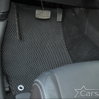 Двухслойные коврики EVA на Mitsubishi Outlander III 3 ряда (2012->)