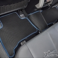 Двухслойные коврики EVA на Toyota Land Cruiser Prado 150 рестайл 3 ряда (2013->)