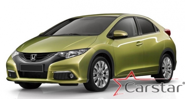 Двухслойные коврики EVA для Honda Civic_IX хэтч (2011-2015)