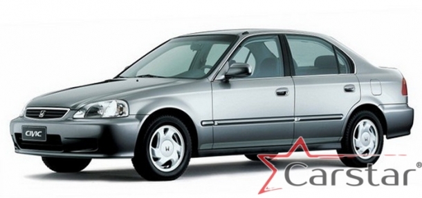 Двухслойные коврики EVA для Honda Civic VI седан (1995-2001)