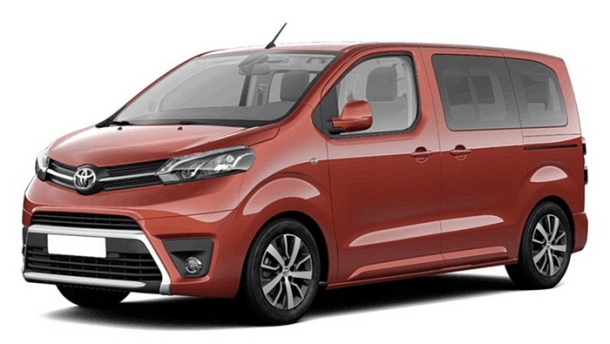 Двухслойные коврики EVA для Toyota ProAce II 8 мест (2016-2024)
